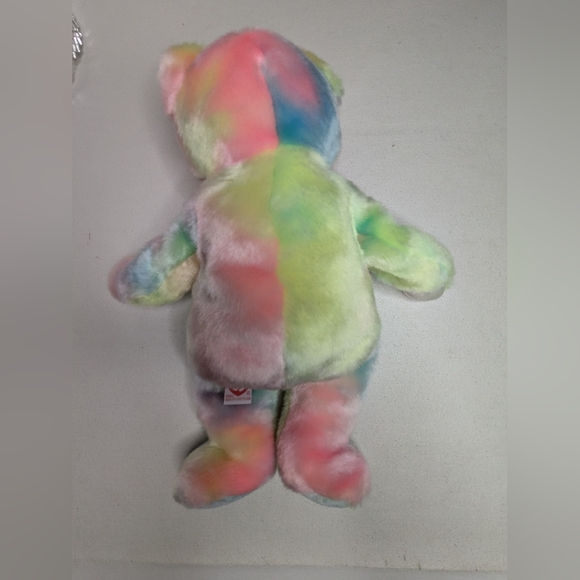 Ty Incorporated Bear Happy Birthday Plush Stuffed Toy 2000 Tie Dye M-2 - Picture 6 of 9